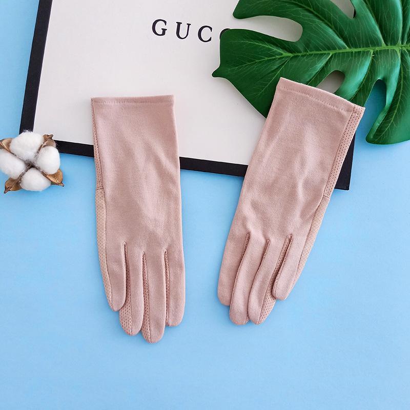 Women’s UV Protection Gloves, Full Finger Touchscreen Gloves, Breathable Thin Anti-Slip Summer Gloves for Driving Riding Outdoor