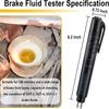 ecocstm Brake Fluid Tester, Brake Fluid Moisture Tester, Brake Tester | Brake Fluid Liquid Tester Pen with 5 LED Indicators, Auto Brake Diagnostic