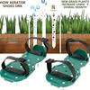 1 Paar Gartenarbeit Bodenauflockerungsschuh Rasen Nagelschuhe Garten Aufblasbare Bodenauflockerungsschuhe Selbstnivellierendes Epoxid Gartenwerkzeuge