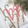 200/10Pcs Christmas Candy Cane Decoration Twisted Plastic Candy Cane Party Christmas Tree Hanging Twisted Crutch Xmas Pendants