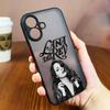 Hot Singer Lana Del Rey Matte Phone Case For Apple IPhone 16 16E 15 14 13 12 11 Pro XR XS X 8 7 SE Plus Max Clear Hard Funda
