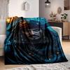 1Pc Pirate'S Fiery Adventure Blanket Soft And Comfortable Casual Warm Camping Travel Christmas Halloween Xmas Gift M924479