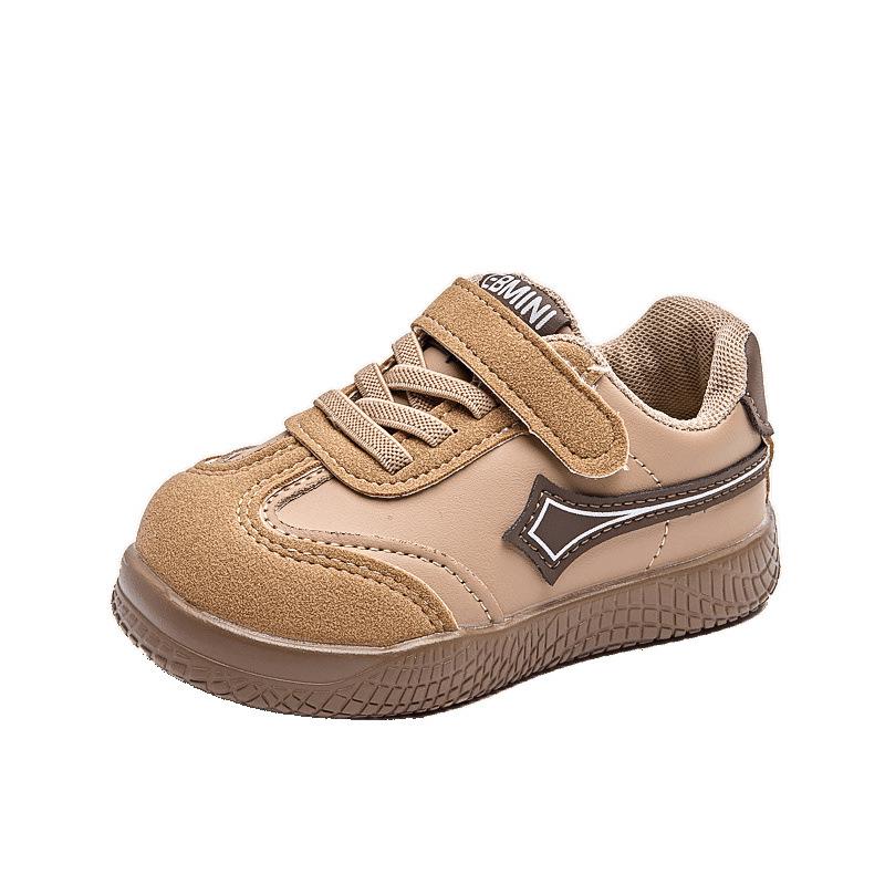 Children's moral training shoes 2025 spring and autumn boys' sports shoes casual board shoes girls' little white shoes soft-soled baby Forrest Gu