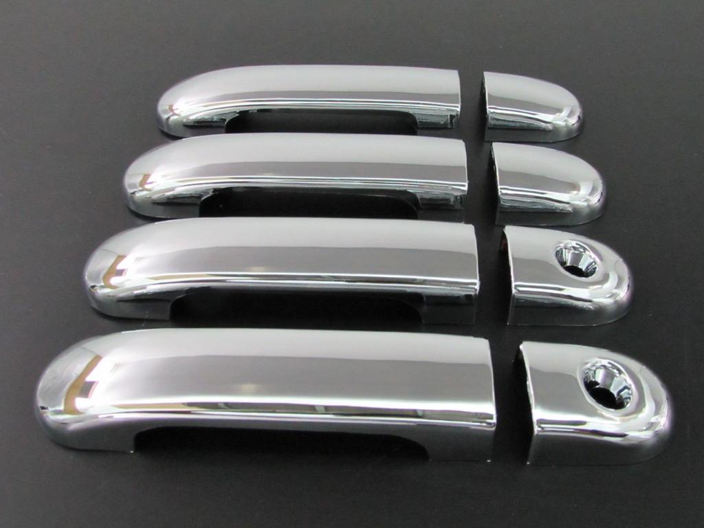 BRIGHTZ Chrome Door Handle Cover Knob for Wingroad Y12 Wingroad 16006 [TIIDA-NOBU-FS-A4B2C0D2E0] JY12/NY12