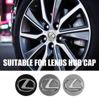 4 st 56/60 mm Logotyp Fälgkapslar Bilfälgcenterkåpa För Lexus CT200h NX300h RX300 RX330 F Sport IS RX NX ES LS GS UX LX LC