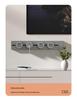 Surface-Mounted Anti-Shock Adjustable Power Strip with Switch Track for Kitchens