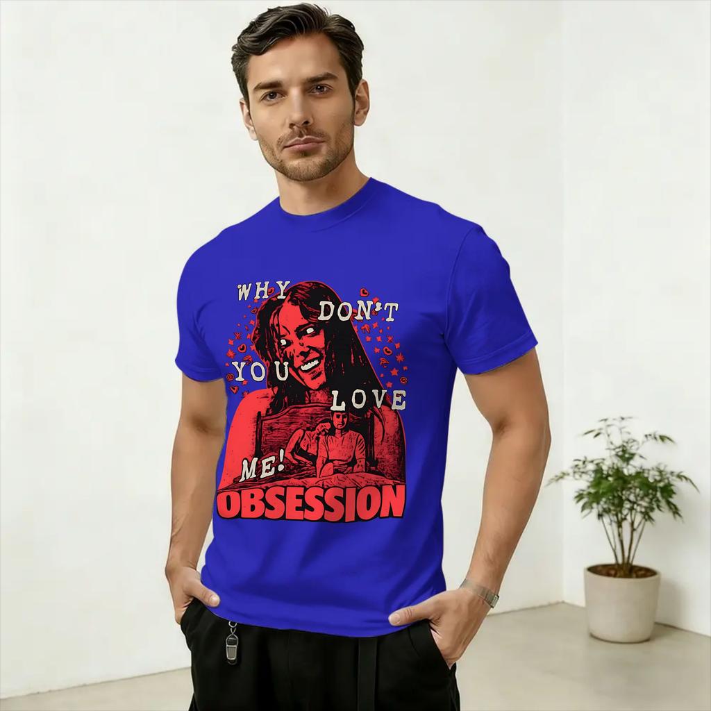 Obsession Movie 2026 Unisex T Shirt Funny Tee Shirt Short Sleeve Crewneck TShirts Cotton Adult Tops