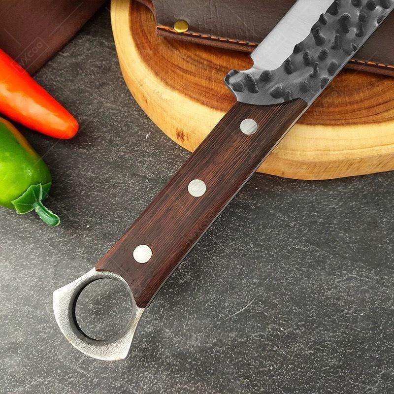 Chopping Knife Household Meat Cleaver Professional Hand Forged Multi-purpose Kitchen Knife Cutting Chicken Duck Fish Sharp Knife