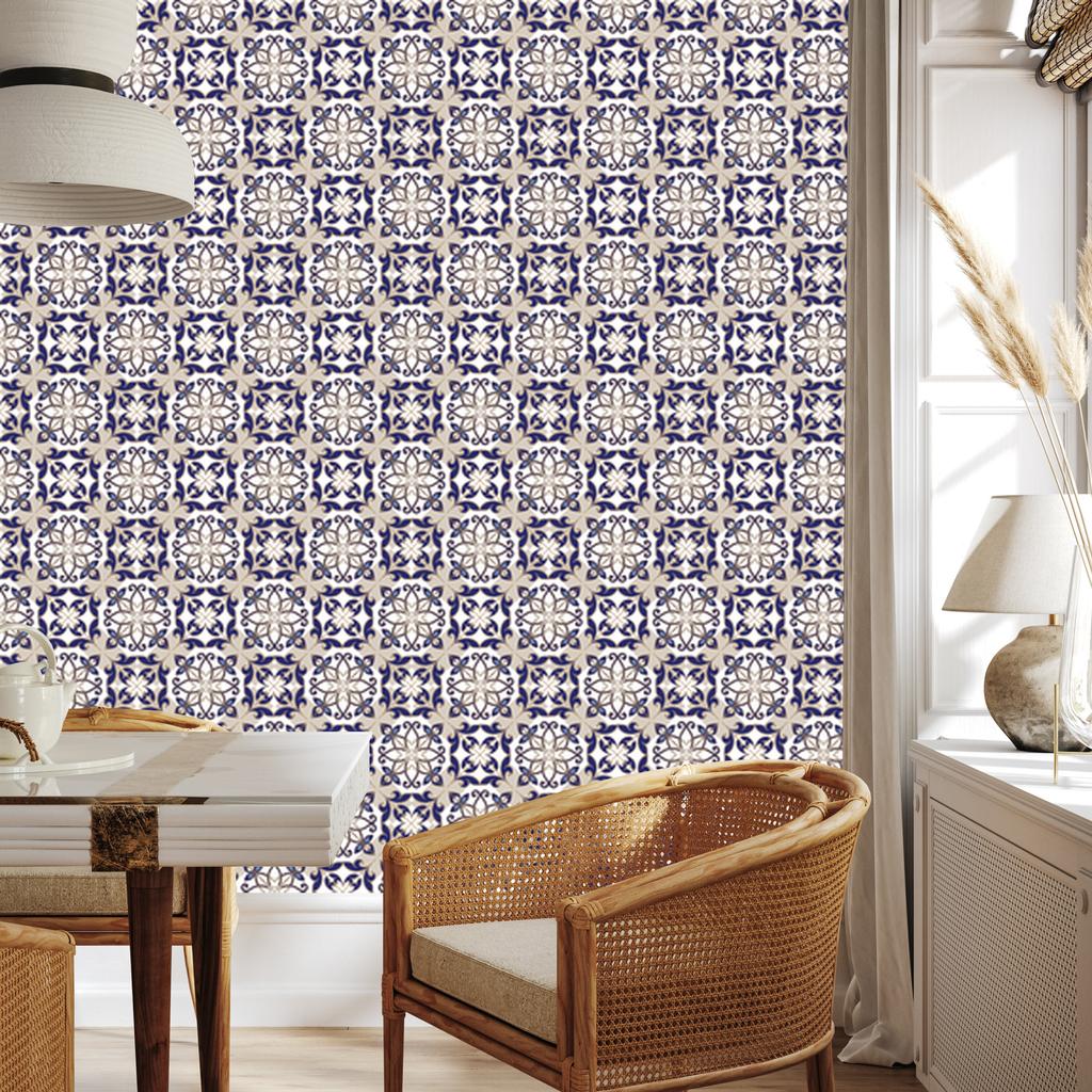 Wallpaper Beautiful stylish Moroccan mosaic for living room and bedroom 50x1000