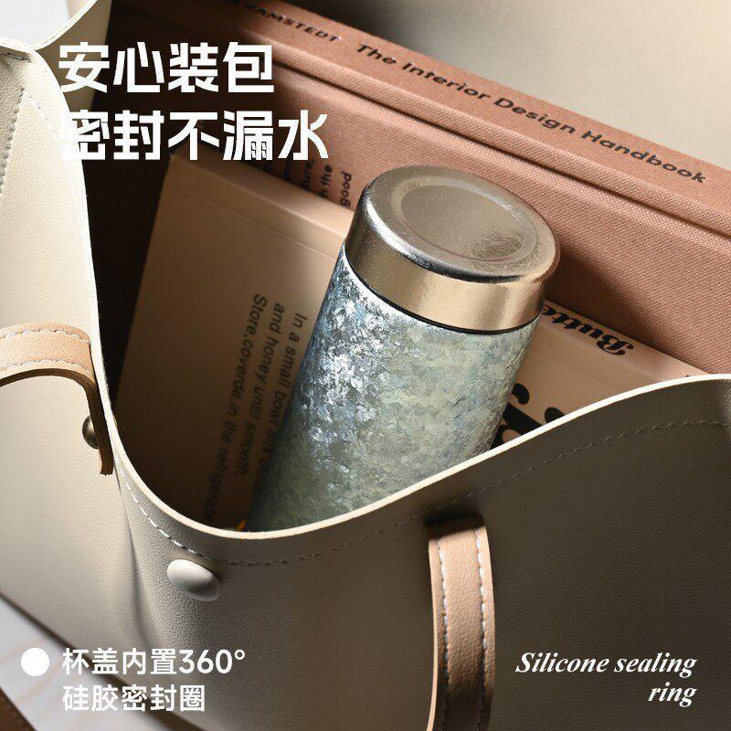 Pure Titanium Mini Insulated Travel Mug With Tea Infuser Portable Vacuum Cup Office Outdoor Camping Gift