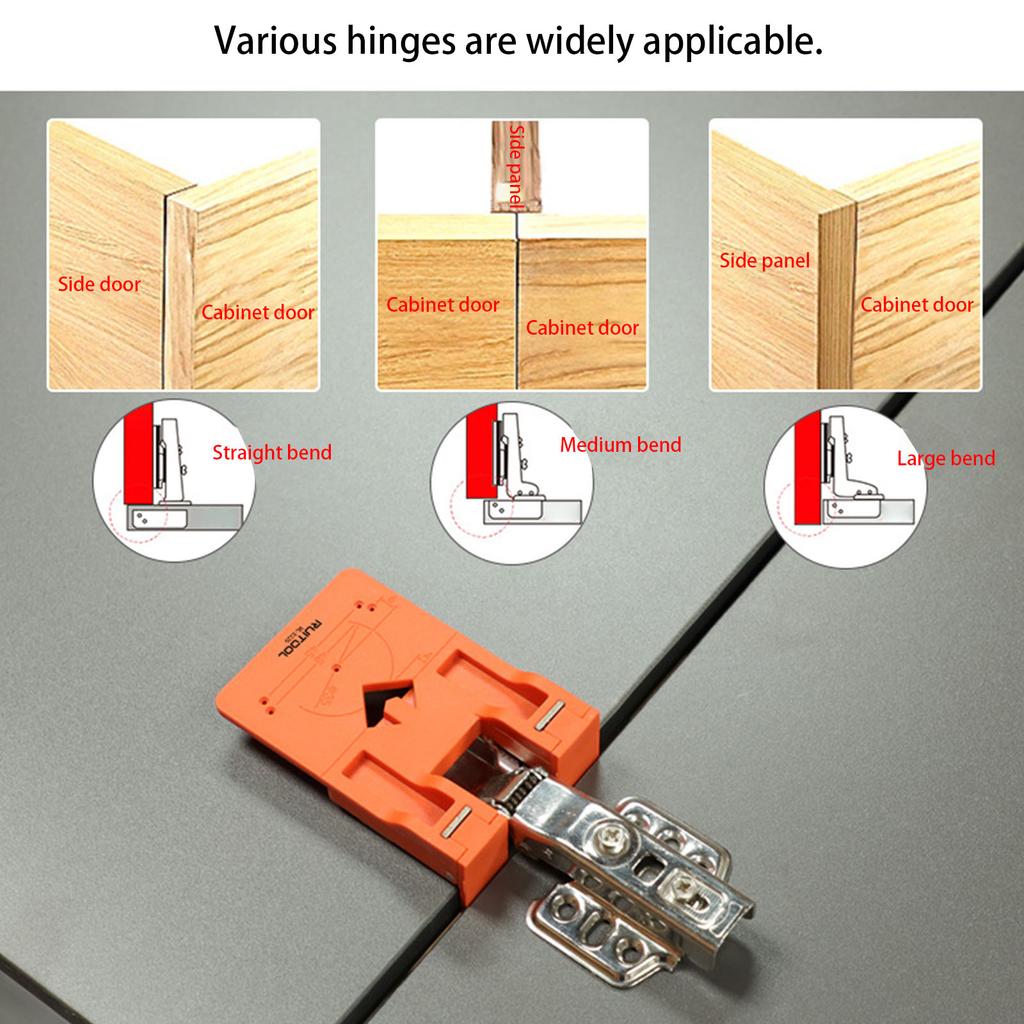 Magnetic Cabinet Door Hinge Alignment Tool Hinge Installation Tool Cabinet Door Hinge Gasket for DIY Women Men Home Renovation