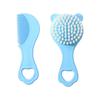 Infant Comb Kit with Hairbrush for Delicate Skin Feature Lovely Bear Pattern New Parents Essential Hair Care Tools