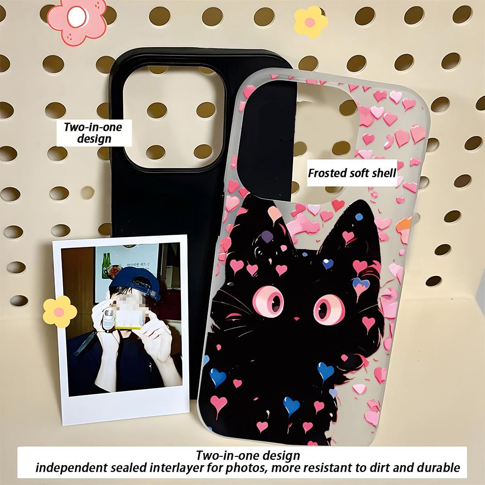 Malovaný kryt na telefon pro iPhone 15 11 13 14 pro 15 16 Pro Max 12 13 16 Pro Roztomilý Módní Vtipný Kryt na telefon se šňůrkou Nejnovější Doporučení Top prodeje