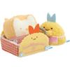 Sumikko Gurashi Plush Toy Set MO66401 H6 X X San-X "Sumikko Market" Hand-held Size W6.5 D7.5cm