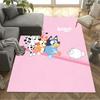 Bluey Friends Adventure Floor Mat Suitable for Kitchen Decorate room Foyer Living Rooms Antislip Carpet Anime Office Decor Best for Christmas