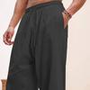 Spring Summer Mens Linen Pants Casual Thin Solid Color Trousers Men Elastic Waist Drawstring Breathable Holiday Beach Wear