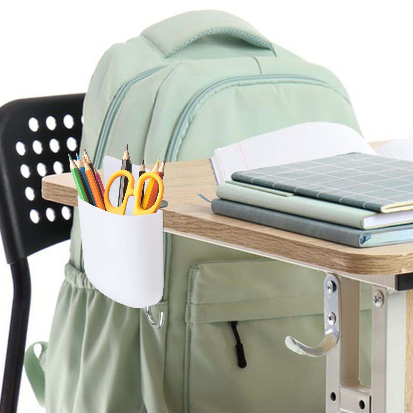 

Настольный держатель для сумки, вешалка для сумок с зажимом для карандашей высокой прочности на крючке для школьной сумки