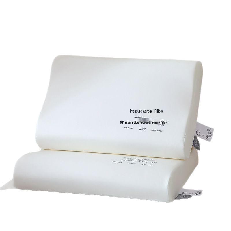 Zero Pressure Aerogel Neck Support Memory Foam Pillow