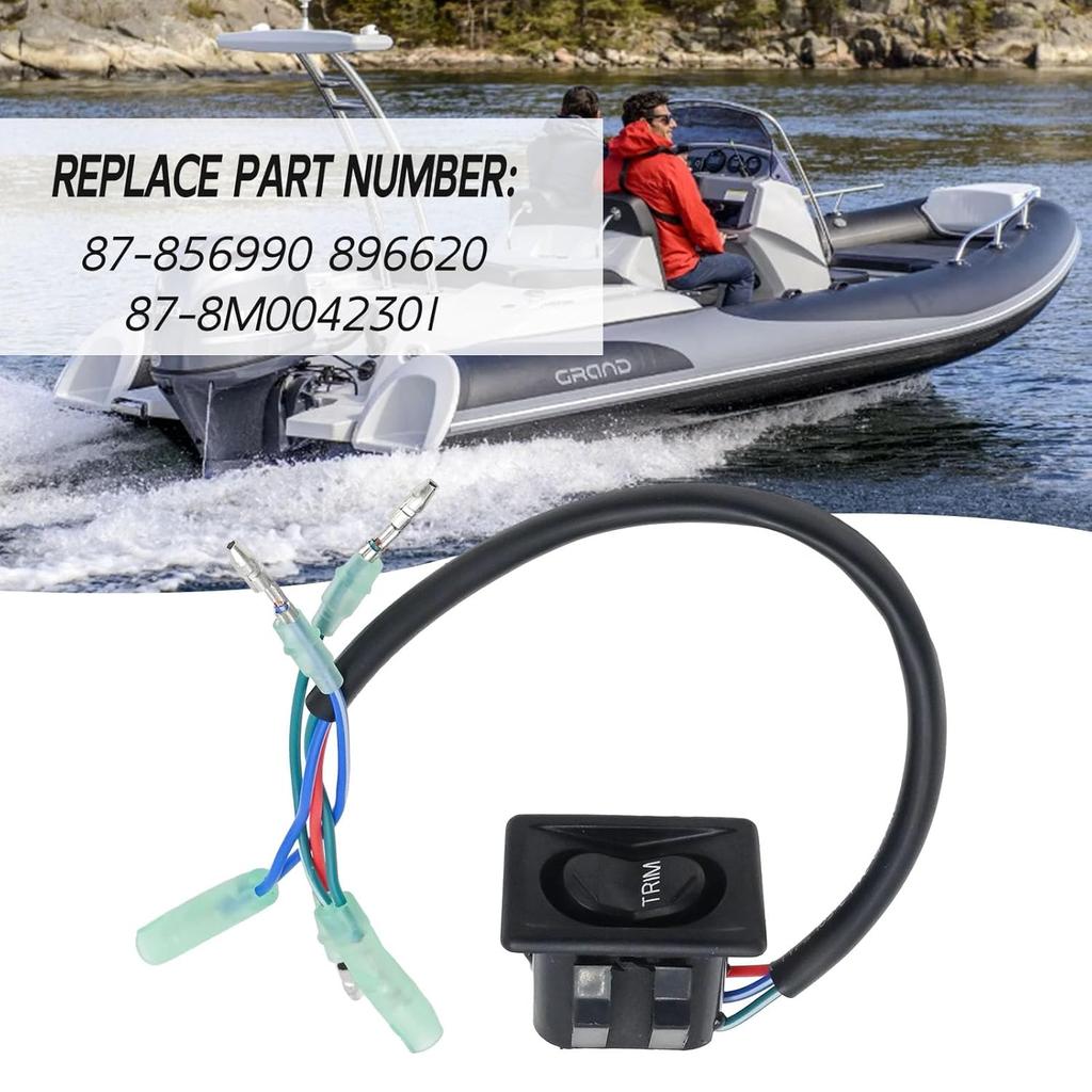 UOIENRT 87-856990 896620 87-8M0042301 Trim Tilt Switch Replacement for Mercury Mariner Tracker Mercury Force