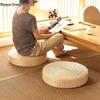 Thickened Straw Braided Tatami Meditation Cushion - Round Kneeling Pad & Zafu Stool