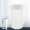 2500Ml Plastic Water Pitcher with Scale Lid Food Safe Cold Hot Beverage Jug for Juice Iced Tea Lemonade Milk Coffee Parties