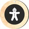 Wooden Christmas Tree Decorations D4