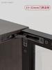 1pcs Invisible Hinge Aluminum Frame Glass Door Concealed Hinge Cabinet Door Hydraulic Buffer Up and Down Rotating Shaft