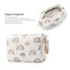 Bolsa de pendurar impermeável para bebé, bolsa de fraldas, fralda, bolsa de arrumação para exterior, berço, roupas, fralda, bolsa portátil