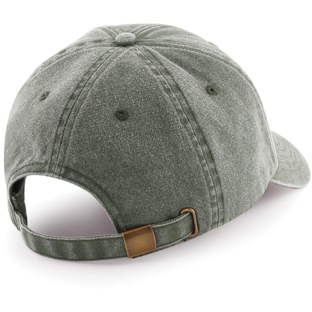 Beechfield Unisex Low Profile Vintage Denim-Look Cap