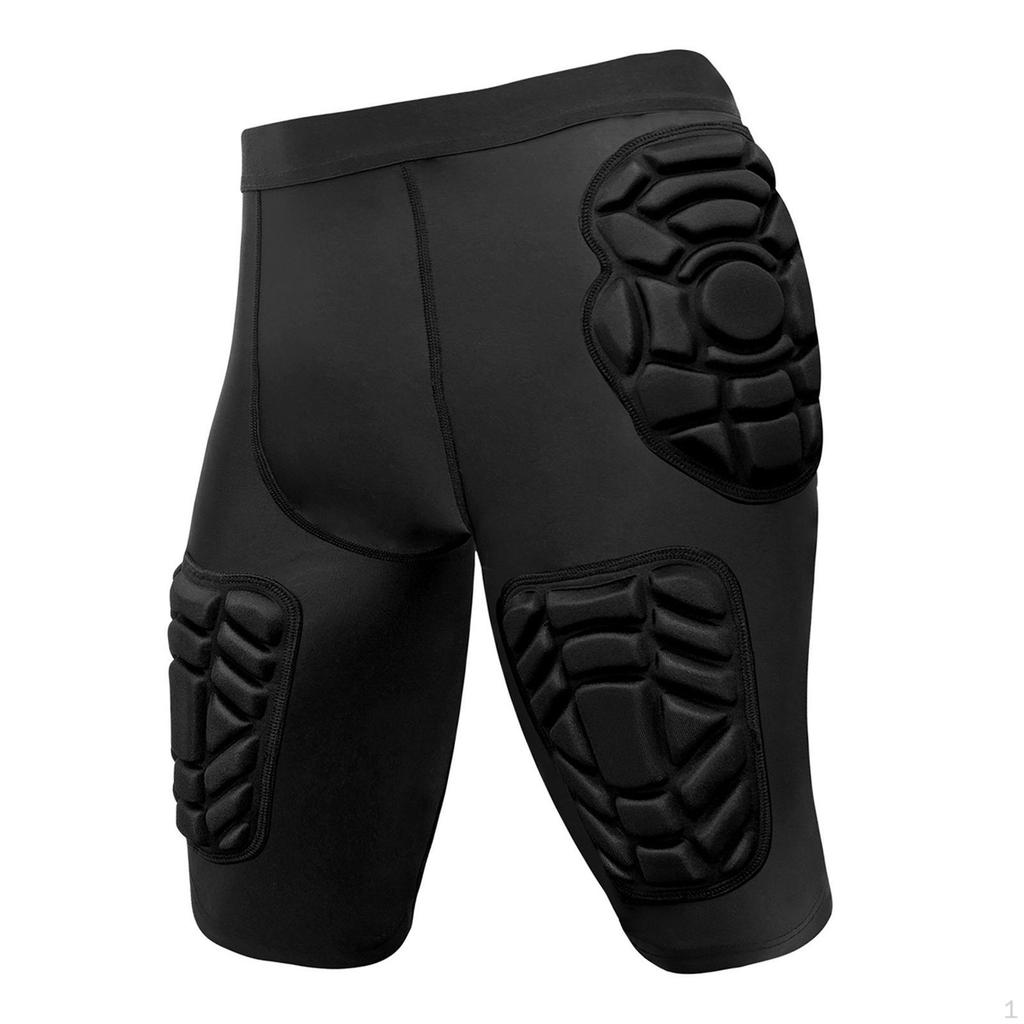 3D Hip And Buttock Crash Pad Protection, Protector, Gear, Compression Slider Shorts for Skating,