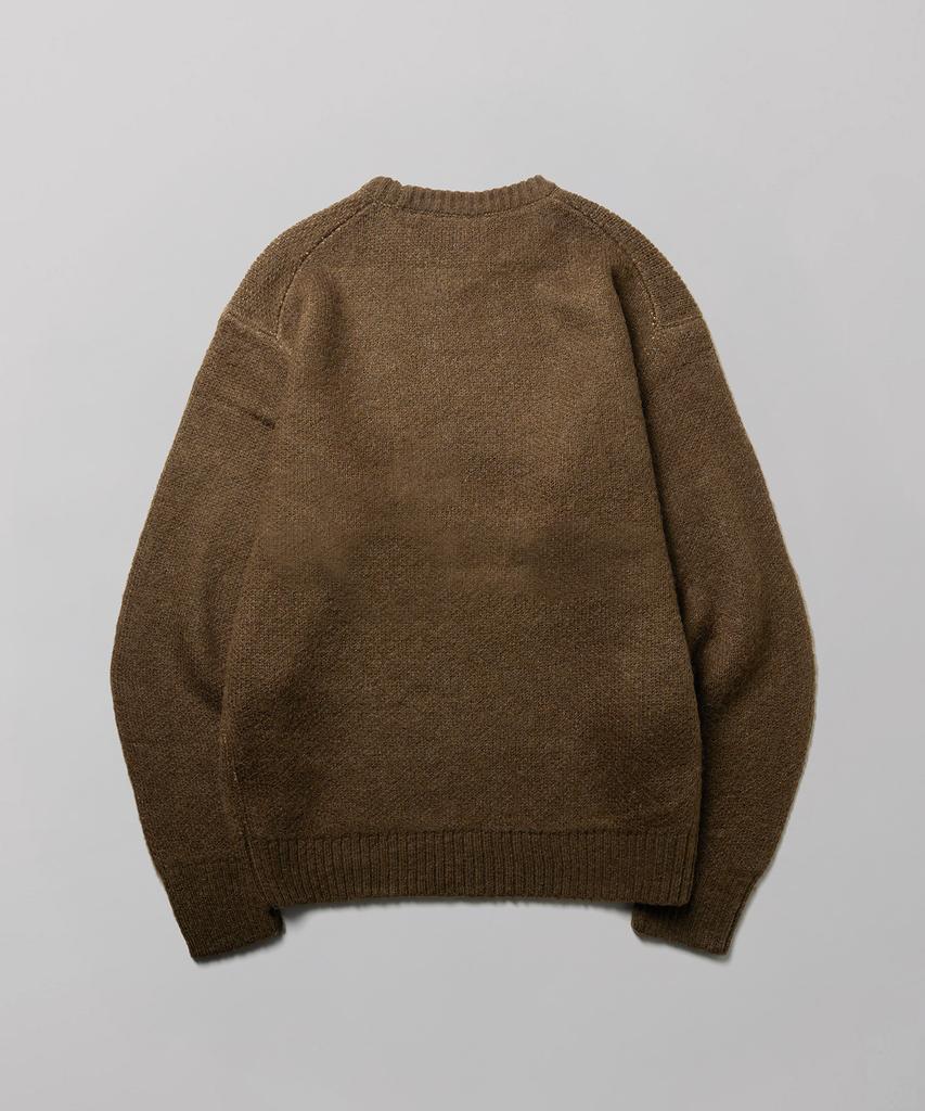 DICKIES Big Logo Hairy Knit Brown