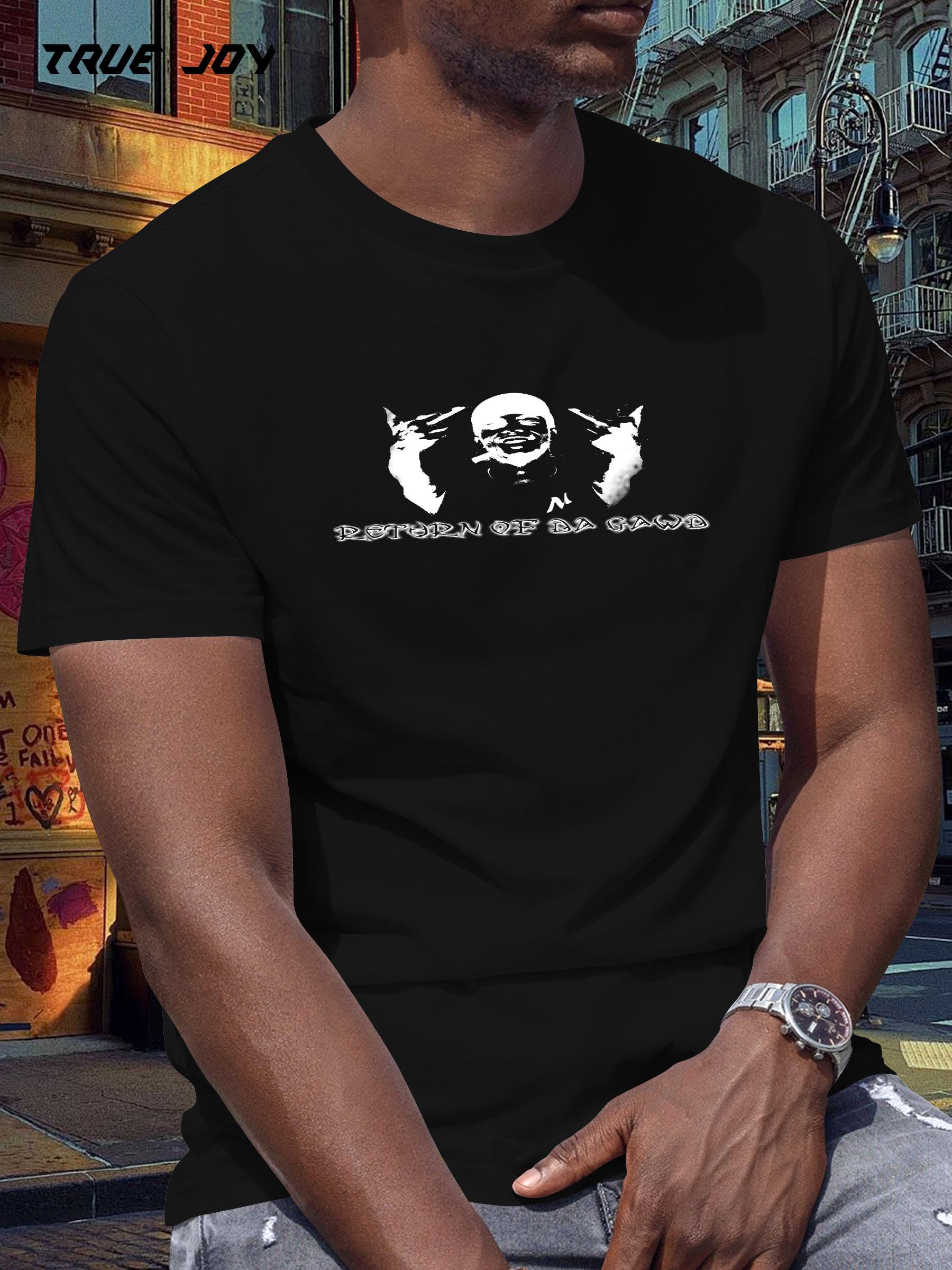Casual Summer T-shirt with Unique Skull Graphic Print M