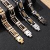 Hip Hop 15MM Men's Cool Bracelets Fashion Mesh High Quality Heavy Bracelet Best Friends Bangles Stainless Steel Party Jewelry