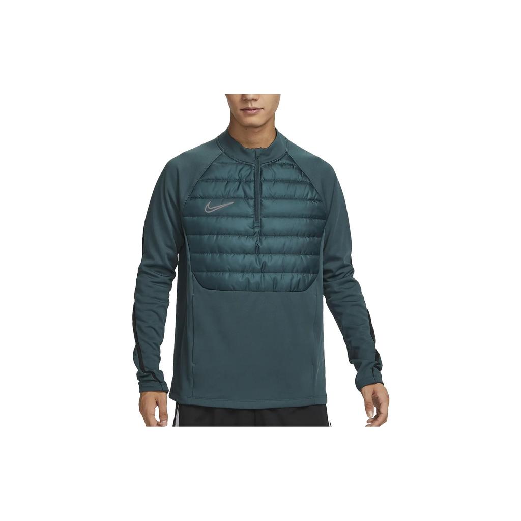 Nike Solid Color Logo Patch Pullover Long Sleeve Sweatshirt Men Tops Green FB6817-328