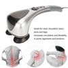 Handheld Back Massager Comfortable Household Double Node Handheld Shoulders Leg Foot Massage Device EU Plug 220V