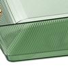 Desktop Storage Basket Transparent Green Acrylic Storage Bin for Skincare Products Cosmetics