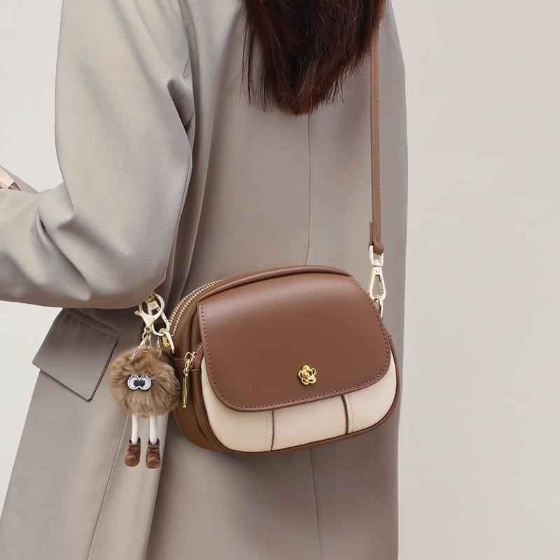 Bag New Fashion Versatile Women's Bag Small Round Bag Niche Premium Mobile Phone Bag Crossbody Bag