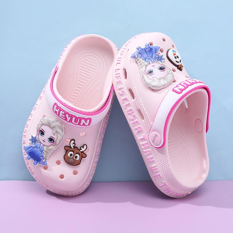 Comfortable Eva Summer Princess Hole Shoes For Girls Available In Multiple Colors And Sizes