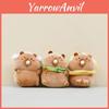 Adorable Soft Plush Water Capybara Keychain Cute Cartoon Stuffed Animal Toy