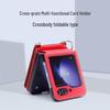 Samsung Z Flip 5 & Huawei Pocket 2 Multi-Functional Crossbody Phone Case with Card Slot