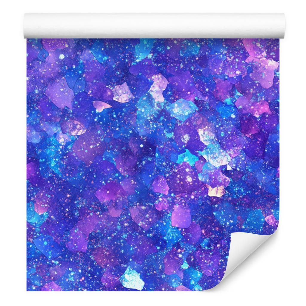 Iridescent Glitter Wallpaper Blue, Purple and Lavender 50x1000