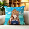 T-The Rising of the Shield Hero  Pillow Case Square Double-Sided Sofa Cushion Cover Bedroom Bedside Pillow