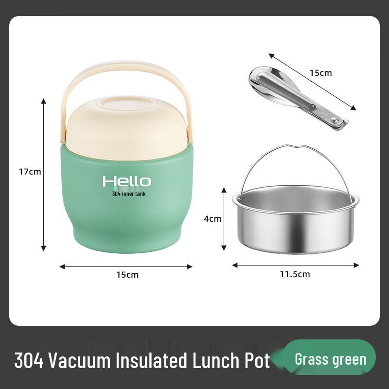 Abay Insulated Stainless Steel Lunch Box & Noodle Bowl