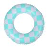 Kids Swimming Ring Thickened Inflatable Safe Swim Trainer PVC Chess Grid Kids Swimming Circle Outdoor Supplies
