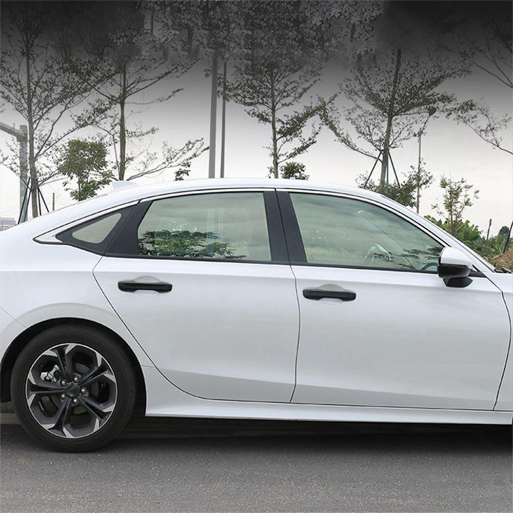 New Gloss Black Door Handle Cover Trim For Honda Civic 11th Gen 2022 2023