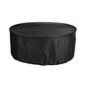Round Furniture Dustproof And Waterproof Cover, Outdoor Garden Table Furniture Protective Cover