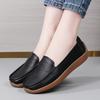 Women Black Moccasins Driving Shoes Flats Casual Nurse Loafers Maternity Office Shoes Large Size