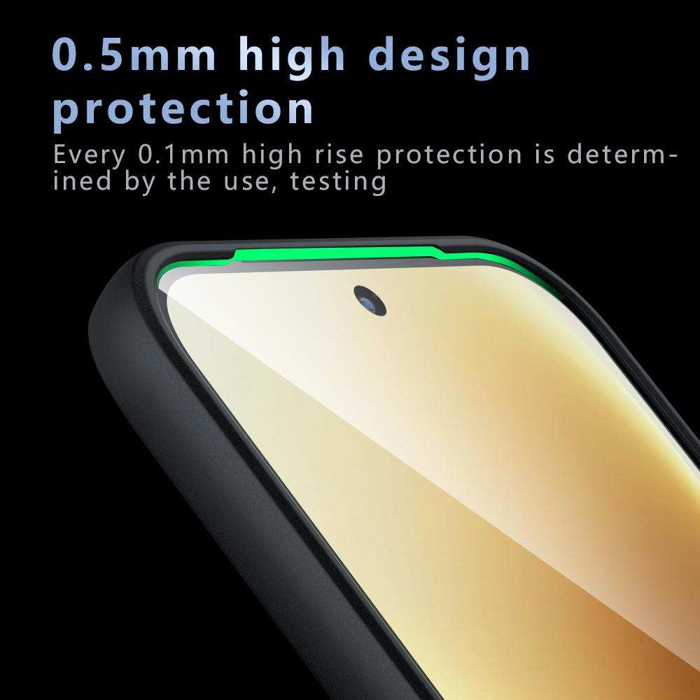 Phone Case For vivo S50 5G / V70 5G TPU + PC Shockproof Clear Phone Cover