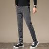 Spring New Korean Fashion Straight Tube Casual Pants Corduroy Casual Pants Men's Light Business Pants Men's Wear