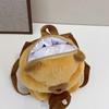 Cute Brown Doll Bag Soft Cartoon Daypack Thickened Capybara Plush Backpack  Kids